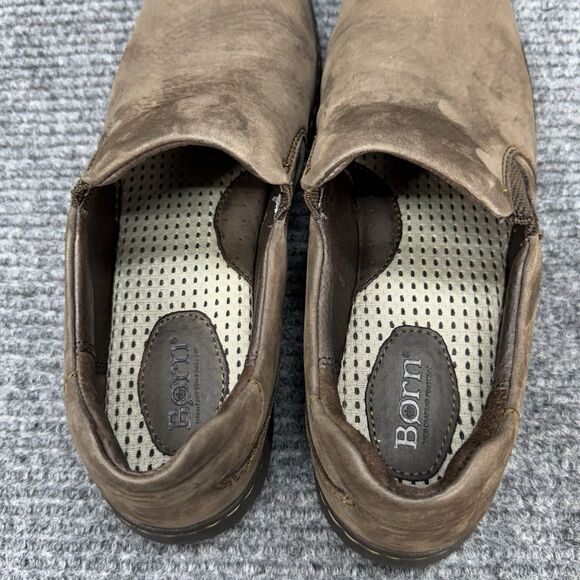 Born DryZ Phoebe Slip On Loafers Shoes Womens 9.5 Brown Taupe Leather W22524 - Picture 8 of 11